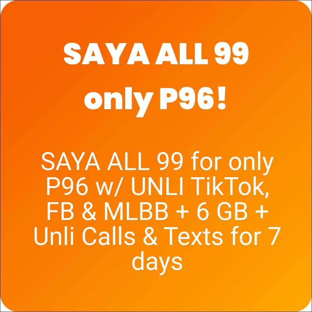SAYA ALL 99 only P96